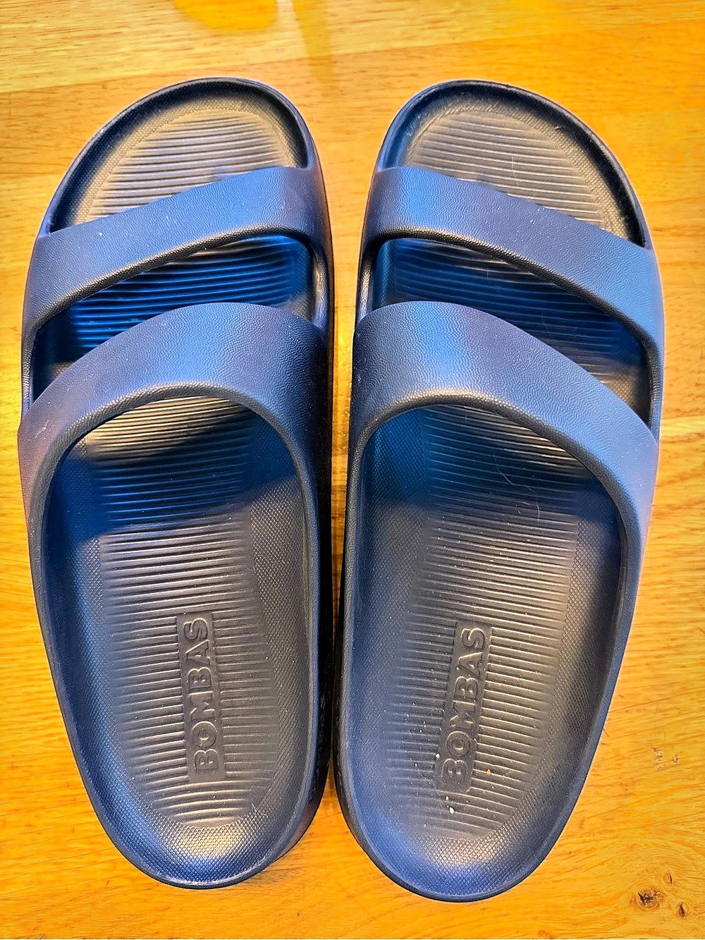 Bombas Friday Slide Sandal Blue Slide Sandals